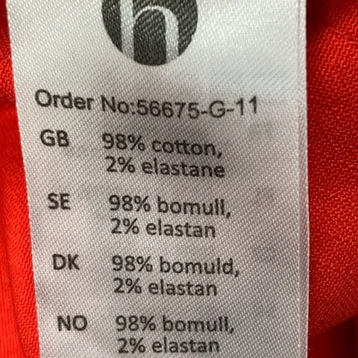 Jeans (Röd) från Happy Holly Bomull, Elastan thumbnail 4