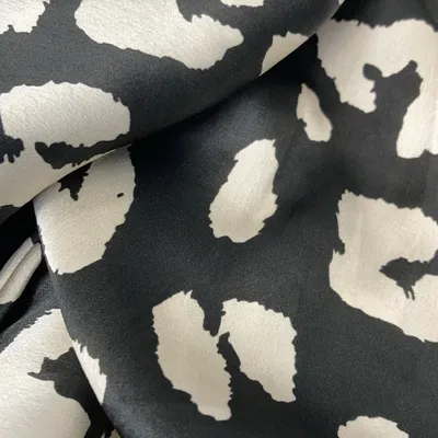 Knytblus (Svart, Vit) från Pernilla Wahlgren Design Polyester thumbnail 5