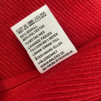 Bordstablett (Röd) från Åhléns Bomull, Polyester thumbnail 4
