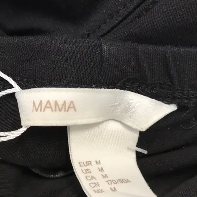 Leggings (Svart) från H&M Mama Bomull, Elastan thumbnail 3