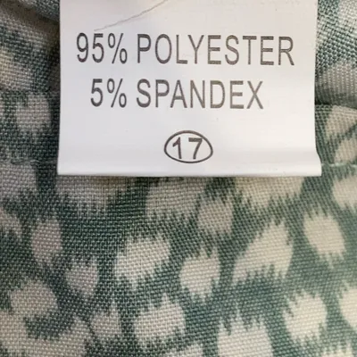 Långklänning (Grön, Flerfärgad) från Ren London Elastan, Polyester thumbnail 4
