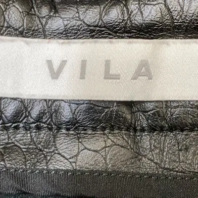 Byxor (Svart) från VILA Polyester, Polyuretan thumbnail 3