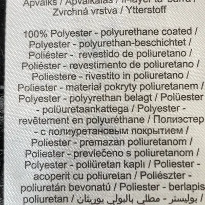 Byxor (Svart) från VILA Polyester, Polyuretan thumbnail 4