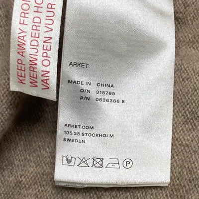 Omlottkofta (Beige) från Arket Kashmir thumbnail 3