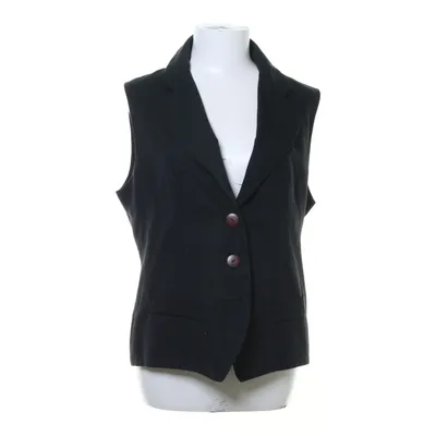 Väst (Lite insvängd i midjan, slag(krage), slätt tyg(ej flanell, blev fel och jag kan inte få bort det), ej nopprigt, fint skick enligt mej) från Canasta Polyester, Viskos