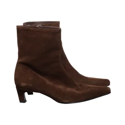 Heeled boots (Brown) from Alohas Leather