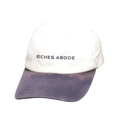 Baseball cap (White, Blue) from Riches Abode Cotton