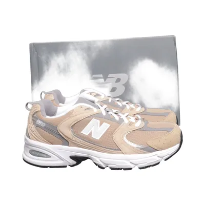 Sneaker (Beige, Grau, Weiß) von New Balance Wildleder
