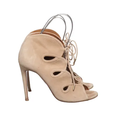 Sandales à talons hauts (Beige) de Aquazzura Cuir