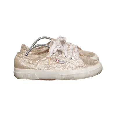 Tygskor (Guldfärgad) från Superga