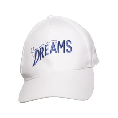 Baseballkasket (Hvid, Blå) fra ASOS Design Bomuld, Polyester