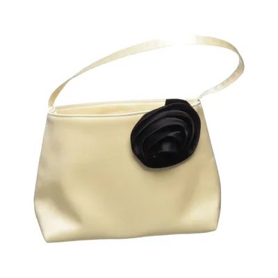 Handväska (Beige, Svart) från Not Just Pajama Silke