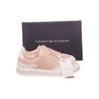 Sneakers (TH Heritage Court Sneaker Leather) från Tommy Hilfiger Skinn, Mocka