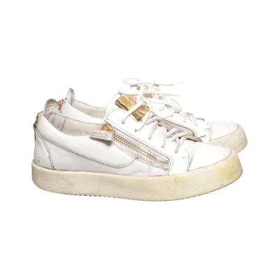 Sneaker (Weiß, Gold) von Giuseppe Zanotti Leder