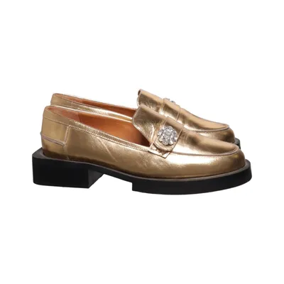 Loafers (Guldfärgad) från Ganni Skinn