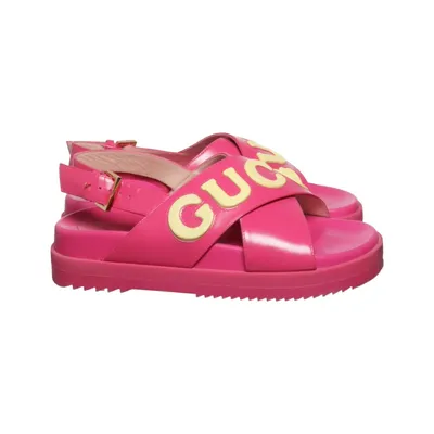 Sandaler (Pink, Gul) fra Gucci Læder