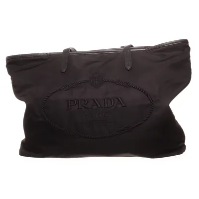 Handväska (Re-Nylon Embroidered Logo Tote) från Prada