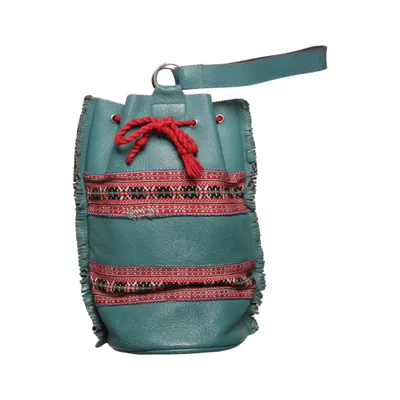 Handbag (Green) Leather