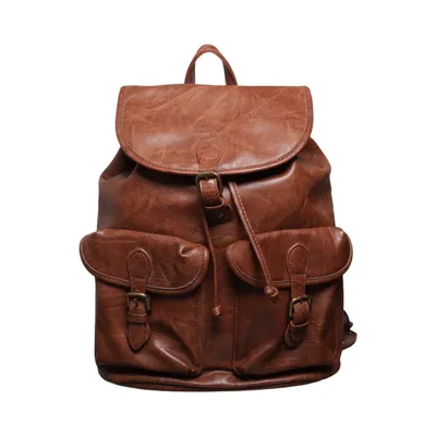 Ryggsäck (Brun) från Pier One Polyuretan