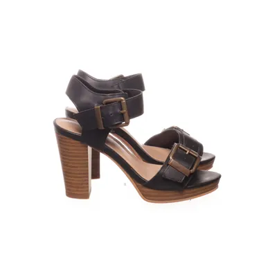 High heel sandals (Black) from DinSko