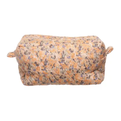 Toilettaske (Orange, Flerfarvet) fra BYIC Bomuld