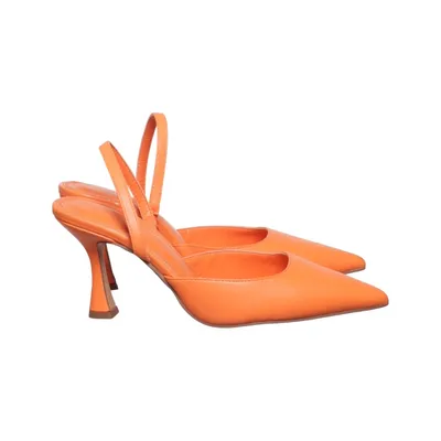 Sandaletter (Slim Hourglass Slingback Pumps) från NA-KD Skinnimitation