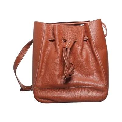 Shoulder-bag (Bo Bucket) from Flattered Leather