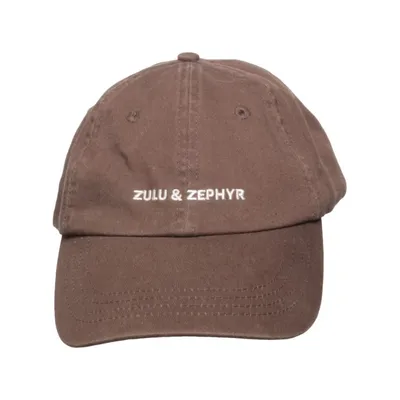 Baseball cap (Brown) from Zulu & Zephyr Cotton