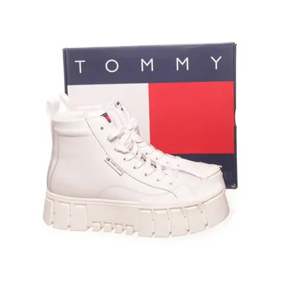 Kängor (Vulc Flatform MC WL) från Tommy Hilfiger Jeans Skinn