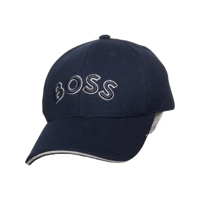 Baseball cap (Blue) from Hugo Boss Cotton, Elastane, Polyester