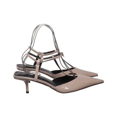 Sandaletter (Low T-Bar Ponge) från NA-KD Polyester, Polyuretan