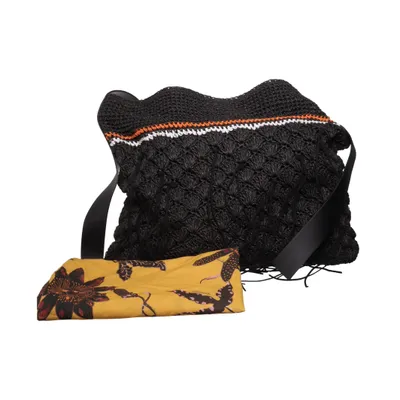 Skuldertaske (Bast - mit Leder , innen Baumwolle ) fra Dorothee Schumacher Læder, Bomuld