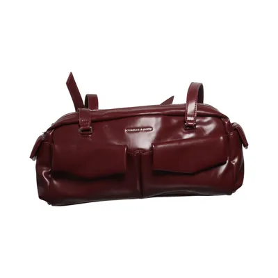 Axelremsväska (Röd) från Charles & Keith Polyester, Polyuretan