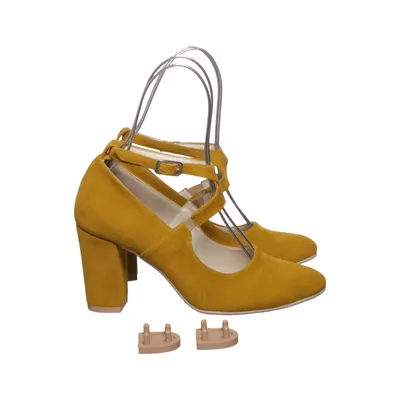 High Heels (Gelb) von Mateus Leder, Wildleder