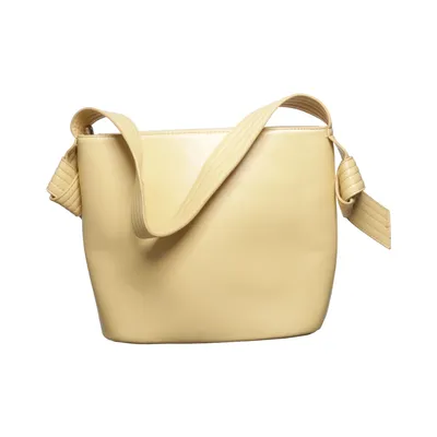 Shoulder-bag (Yellow) from Hvisk Polyurethane, Recycled polyester