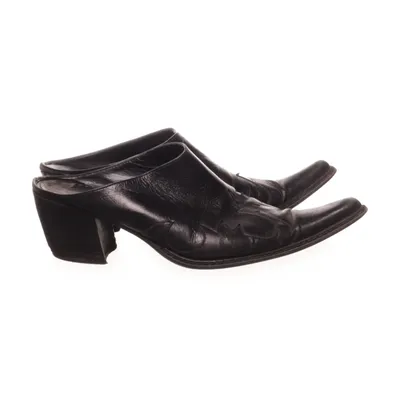 Mules (Svart) Skinn