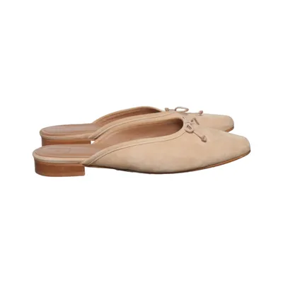 Ballerinasko (Beige) fra Flattered Læder