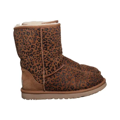 Ankelstøvler (Classic Rosette ) fra UGG Australia Læder, Uld