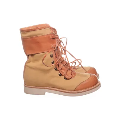 Laced boots (Beige) from Buttero Leather