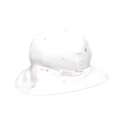 Bucket hat (White) from Andrea & Andrea Bamboo, Elastane, Organic cotton