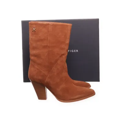 Støvletter (Mid Cowboy Heel Suede) fra Tommy Hilfiger Ruskind