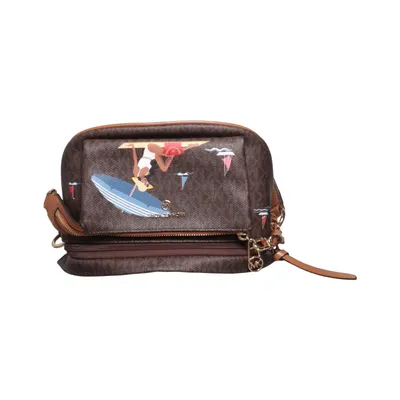 Axelremsväska (2 Artikel - Bauchtasche und Kartenetui) från Michael Kors Skinn