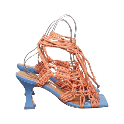 Sandales à talons hauts (Bleu, Orange, Multicolore) de Miista Cuir