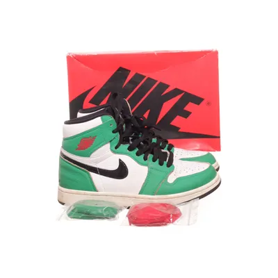 Sneakers (Jordan 1 Retro High Lucky Green) fra Nike Air Jordan Læder, Kunstlæder