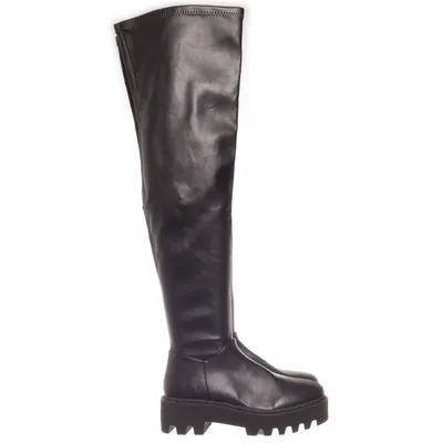 Stövlar (Thigh High Profile Sole Boots) från NA-KD Skinnimitation