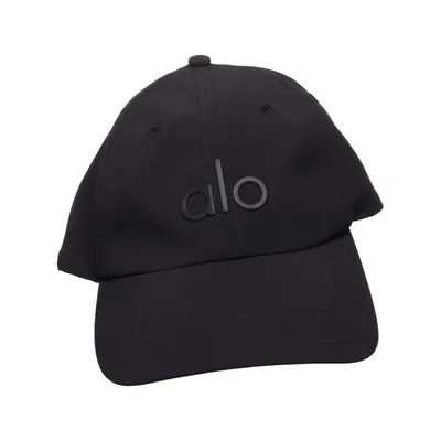 Baseball-Mütze (Schwarz) von Alo Yoga Elasthan, Polyester