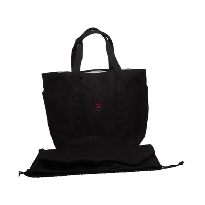 Stofpose (Sort) fra Chanel Bomuld