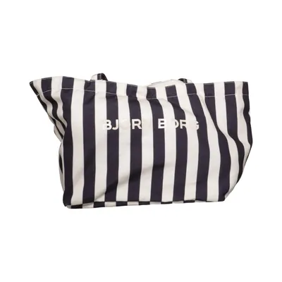 Strandtaske (Sort, Hvid) fra Björn Borg Genanvendt polyester