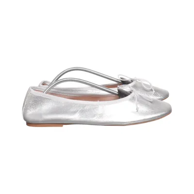 Ballerinaskor (Silverfärgad) från Mango