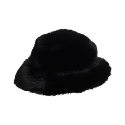 Pälsmössa (Svart) Polyester
